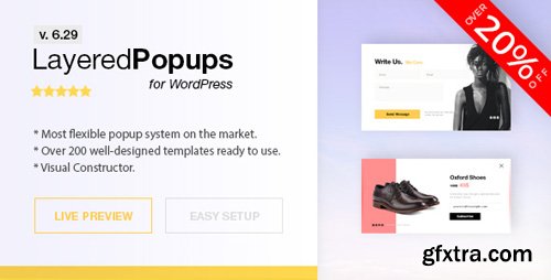 CodeCanyon - Popup Plugin for WordPress - Layered Popups v6.29 - 5978263