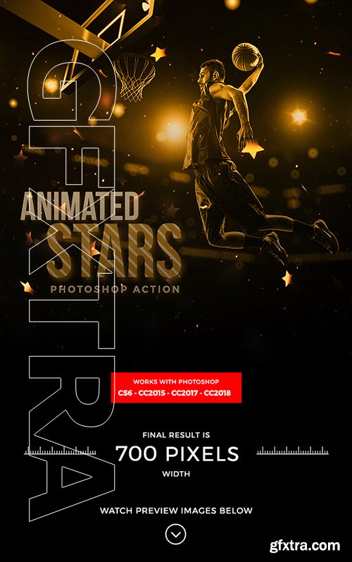GraphicRiver - Animated Stars Photoshop Action 21239403