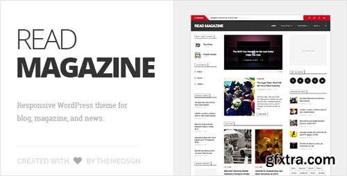 ThemeForest - ReadMagazine v1.0 - WordPress Theme for Blog & Magazine - 8989732