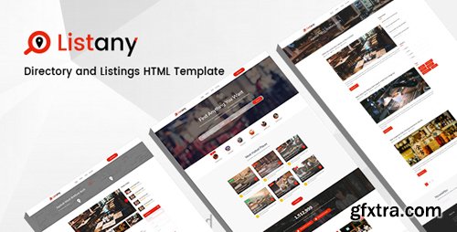 ThemeForest - Listany v1.0 - Directory and Listings PSD Template - 21153185