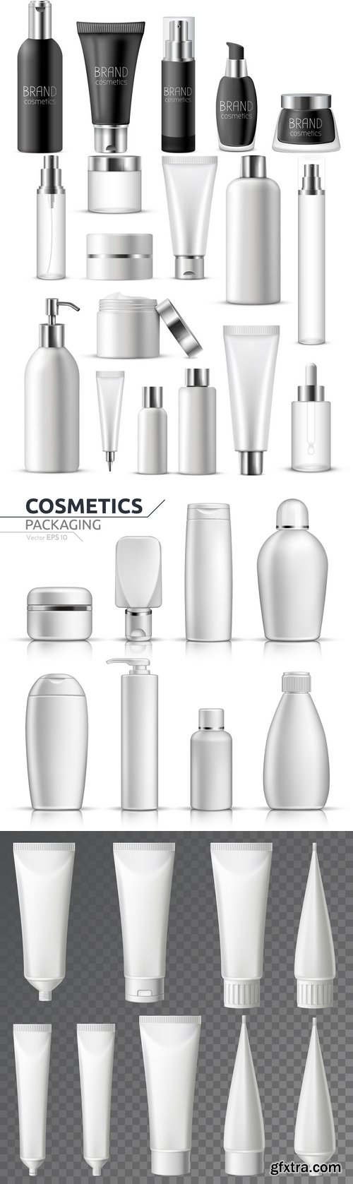 Vectors - Blank Cosmetics Packaging 20