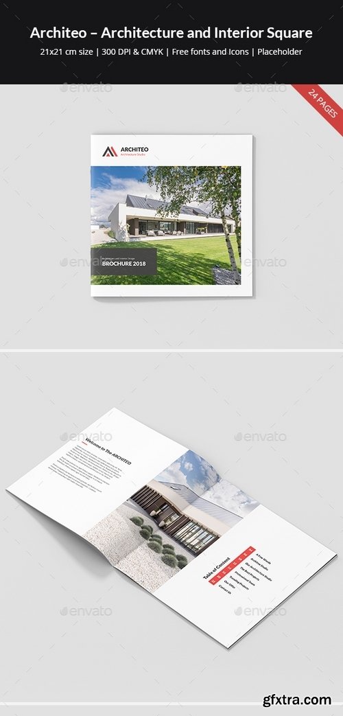 GraphicRiver - Architeo – Architecture and Interior Brochure Square 21286652
