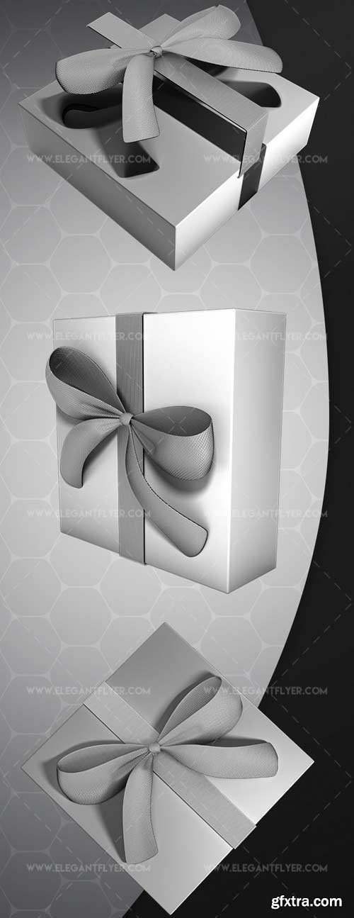 Gift Box V1 2018 3d Render Templates
