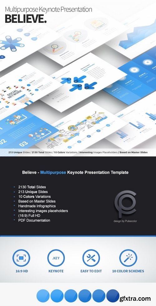 GraphicRiver - Believe - Multipurpose Keynote Presentation 20942657