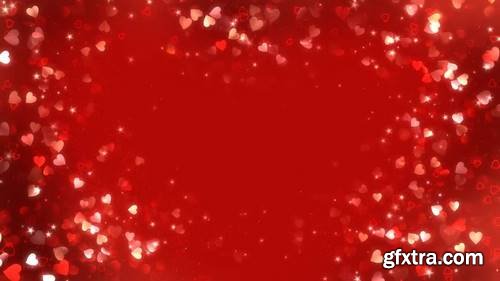 MotionArray - Hearts Background Motion Graphics 58527