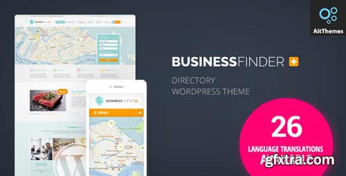 ThemeForest - Business Finder v2.23 - Directory Listing WordPress Theme - 5443578