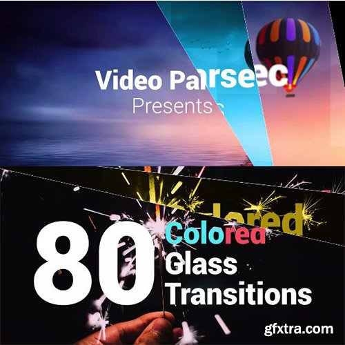 80 Colored Glass Transitions - Premiere Pro Templates 60486
