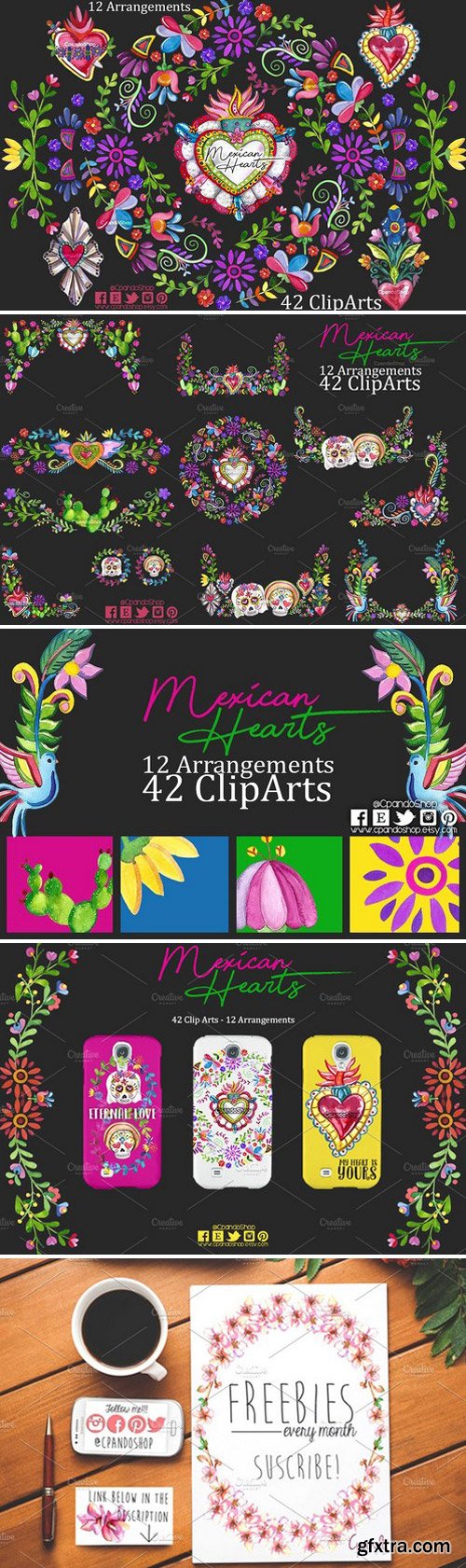 CM - Mexican Hearts - Mexican Valentines 2167599