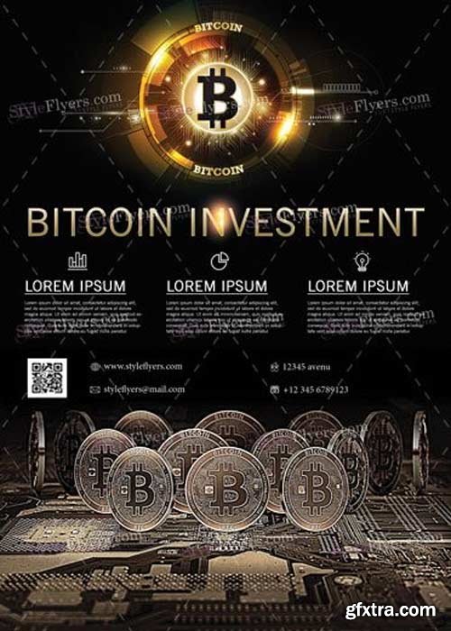 Bitcoin Investment V1 2018 PSD Flyer Template