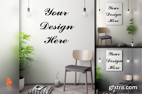 CM - Mockup Poster with various frames 2210523