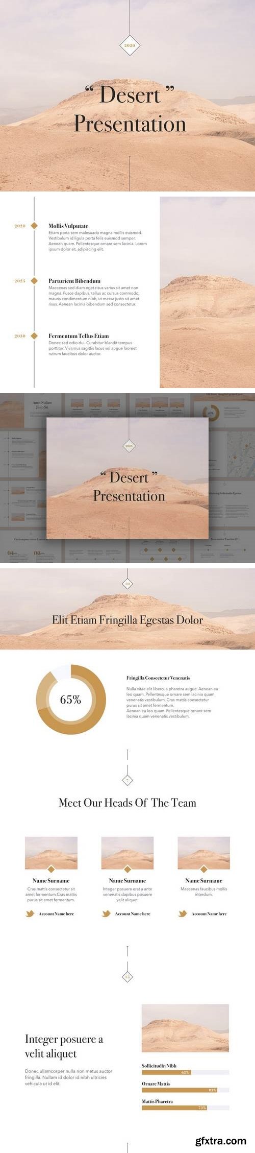 Desert PowerPoint Tempate