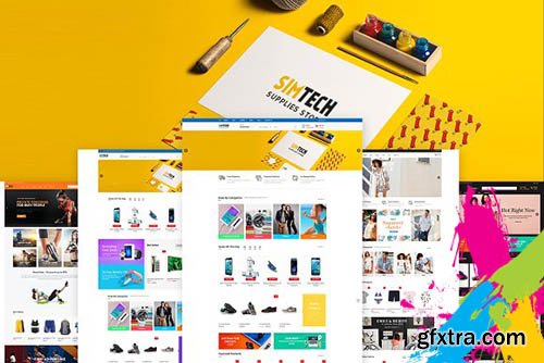 CreativeMarket - Smitech - Multipurpose Shop Online 2221084