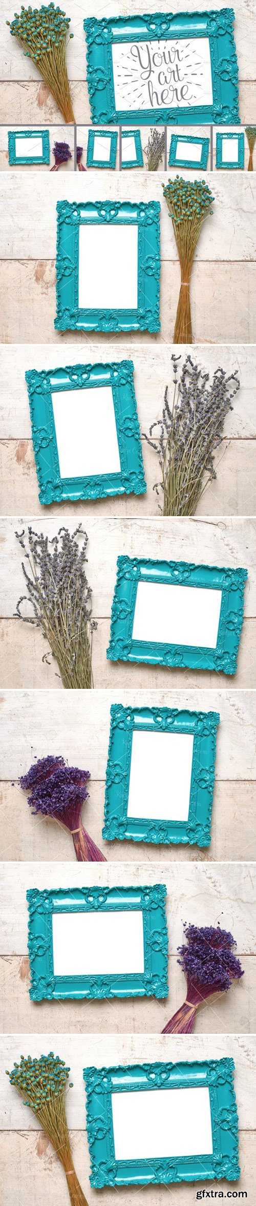CM - Dainty Delicate Frames & Flowers Set 2176298