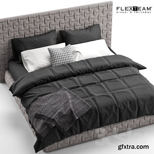 FLEXTEAM MARCEL + Black Bedclothes
