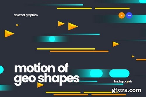 Motion of Geometric Shapes Backgrounds