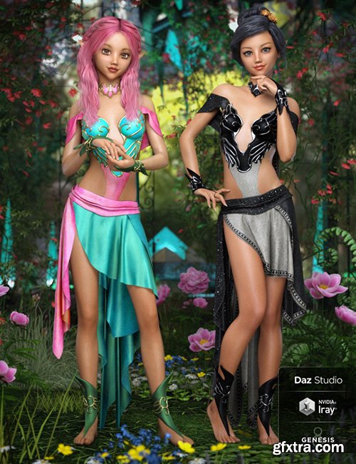 dForce Ethereal Fantasy Outfit Textures