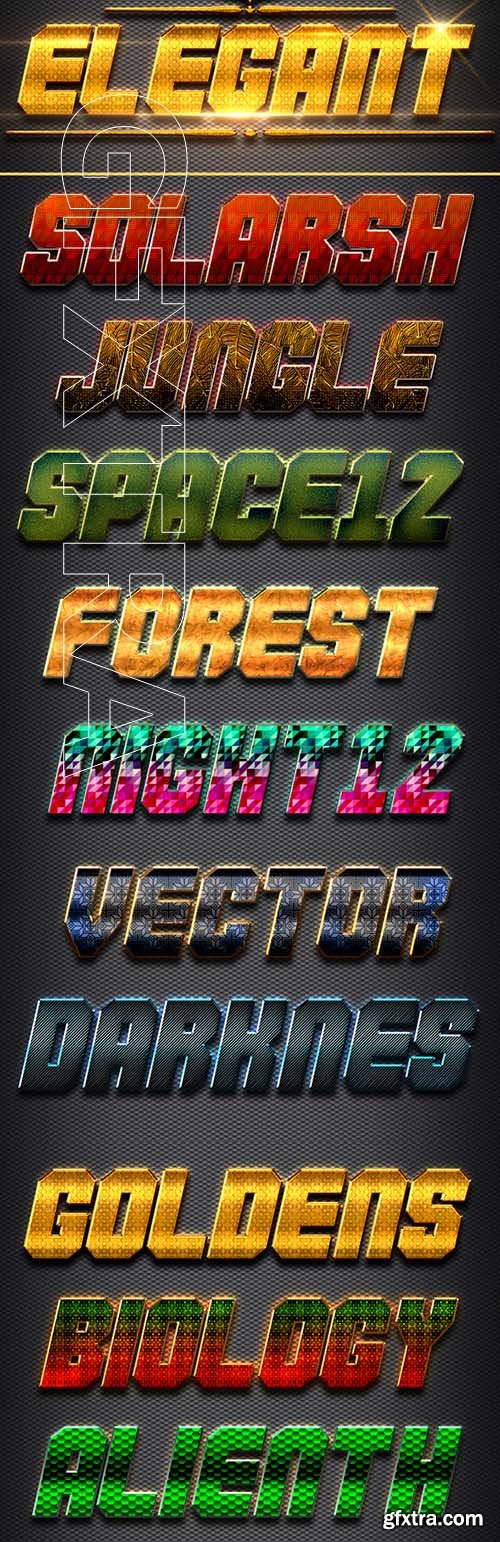 Graphicriver - 10 3D Text Styles W16 21348250