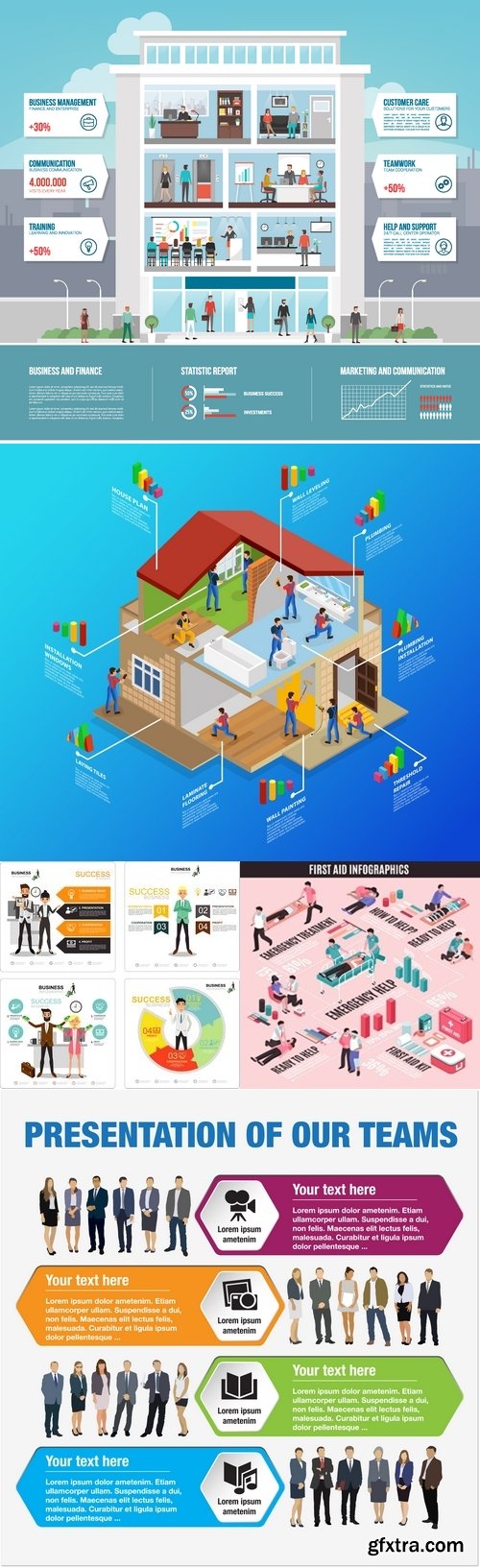 Vectors - Infographics with People 71