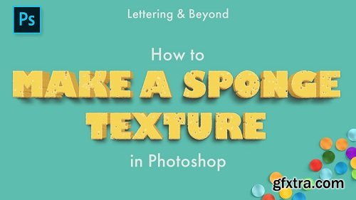 Lettering & Beyond: Sponge textured type
