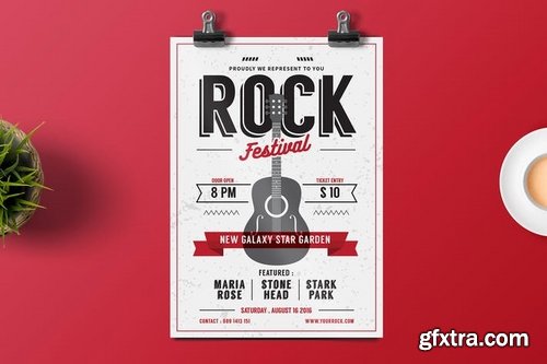 GraphicRiver - Rock Festival Flyer 15506858