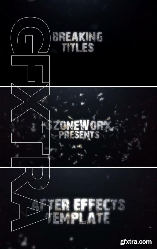 Pond5 Breaking Titles - After Effects 85399185