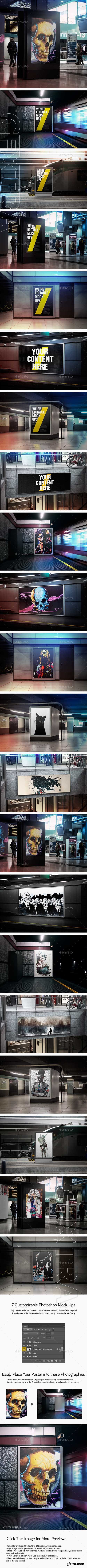GraphicRiver - Double Light Flyer and Poster Urban Mock-ups - Set Pack 21360705