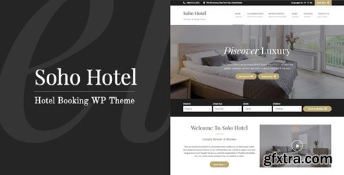 ThemeForest - Soho Hotel v2.1 - Responsive Hotel Booking WP Theme - 5576098