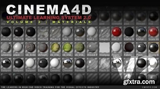 cmiVFX - Cinema 4D Ultimate Learning System 2.0 Volume 2: Materials