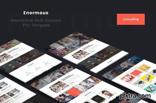 Enormous Consulting & Corporate PSD Template