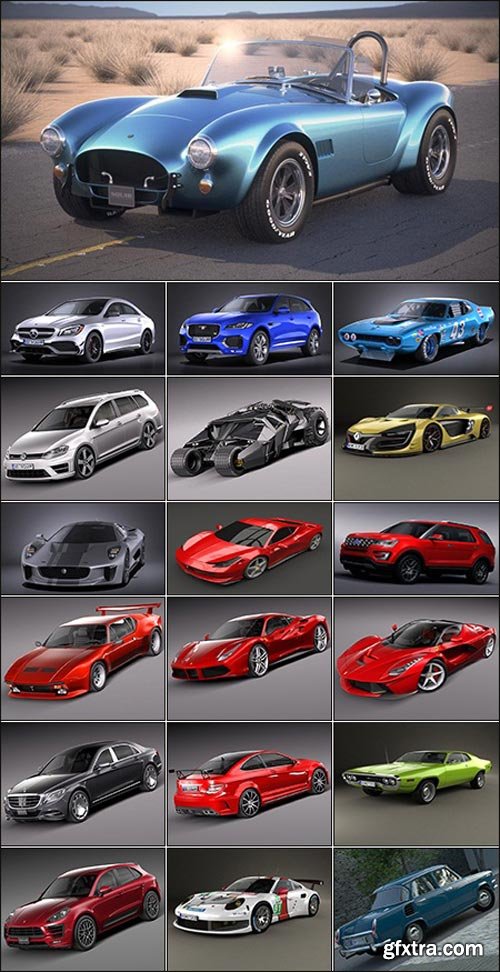 3D Car Models Collection 1