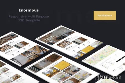 Enormous Architecture & Interior PSD Template