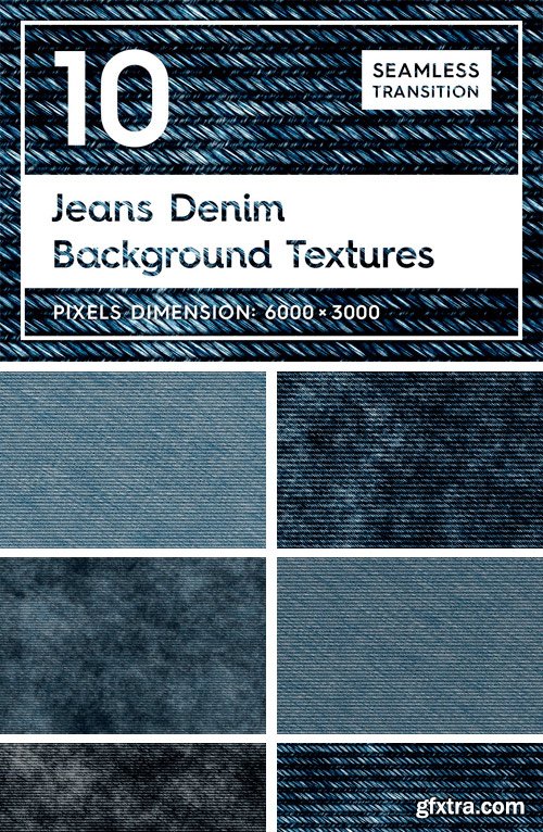 CM - 10 Jeans Denim Background Textures 2200474