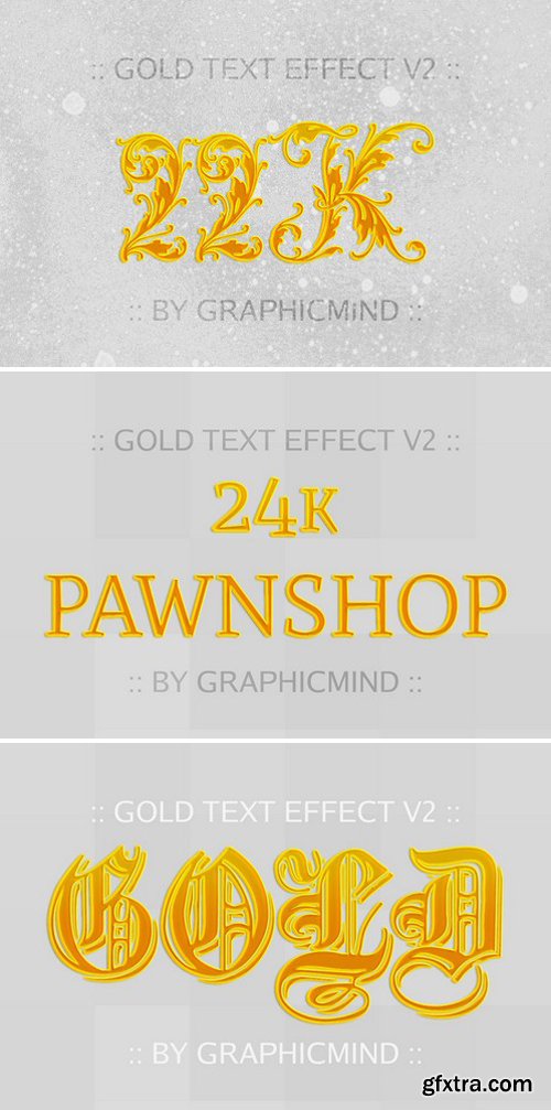 CM - Gold Text Effects V2 2227782