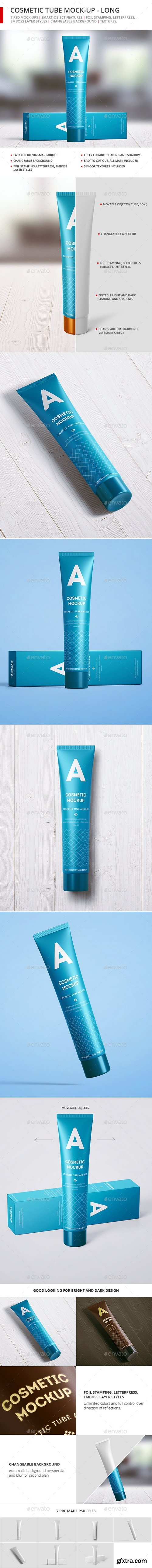 Graphicriver - Cosmetic Tube Mock-up - Long 21306272