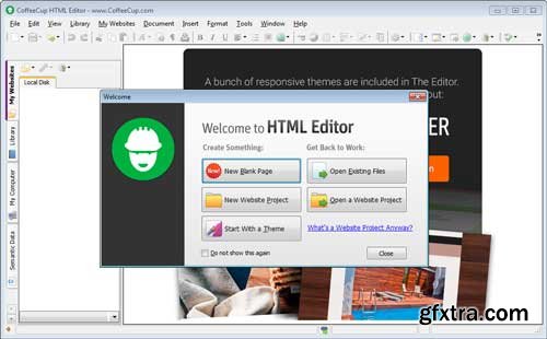 CoffeeCup HTML Editor 16.1 Build 808