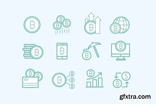 Cryptocurrencies Icons