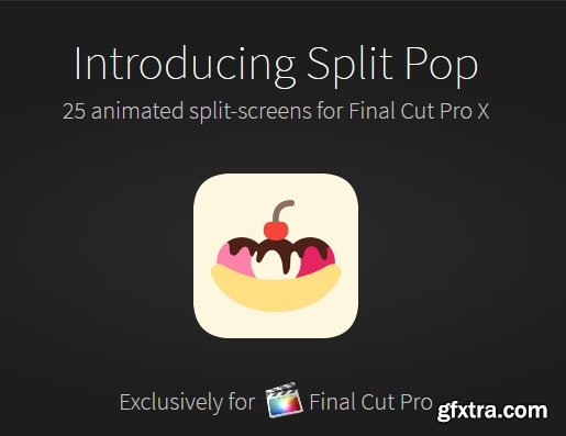 Stupid Raisins Split Pop v1.0 for Final Cut Pro X (macOS)
