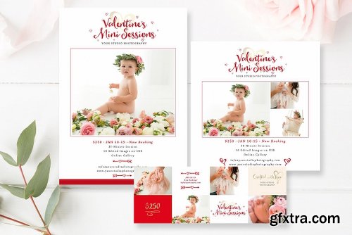 CreativeMarket Valentine\'s Minis Marketing Set 2207217