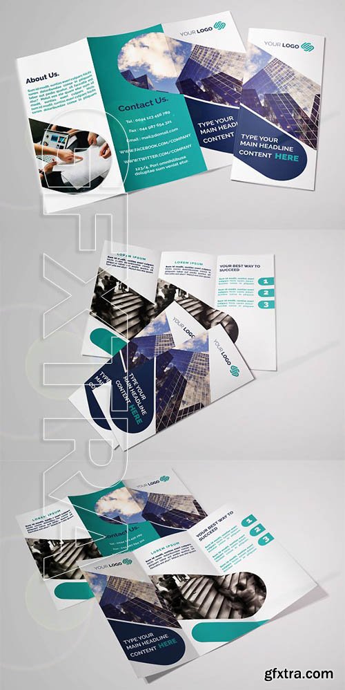 CreativeMarket - Trifold Brochure 2288589