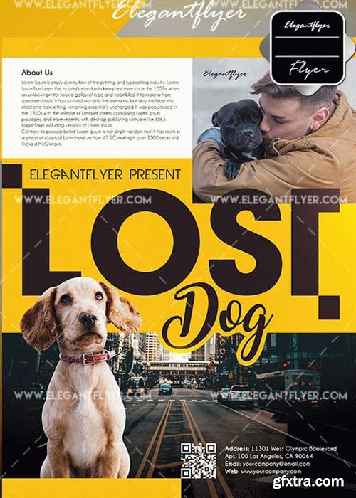 Lost Dog V4 2018 Flyer Template