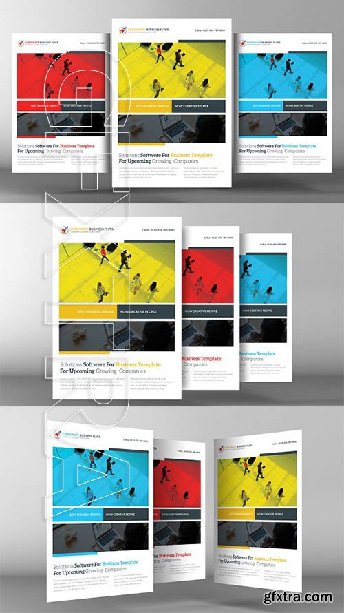 CreativeMarket - Cool Corporate Business Flyer 2290042
