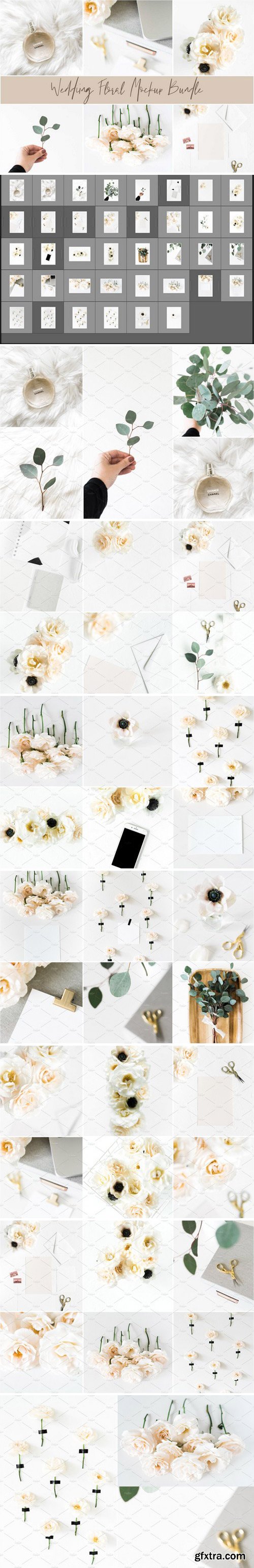 CM - Wedding Mockup Floral Bundle 2227929