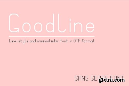 CreativeMarket Goodline Sans Serif Font 2250972