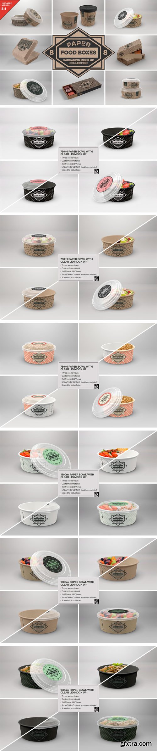 CM - VOL.8 Food Box Packaging Mock Ups 2088334