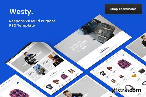 Westy Shop & Ecommerce PSD Template