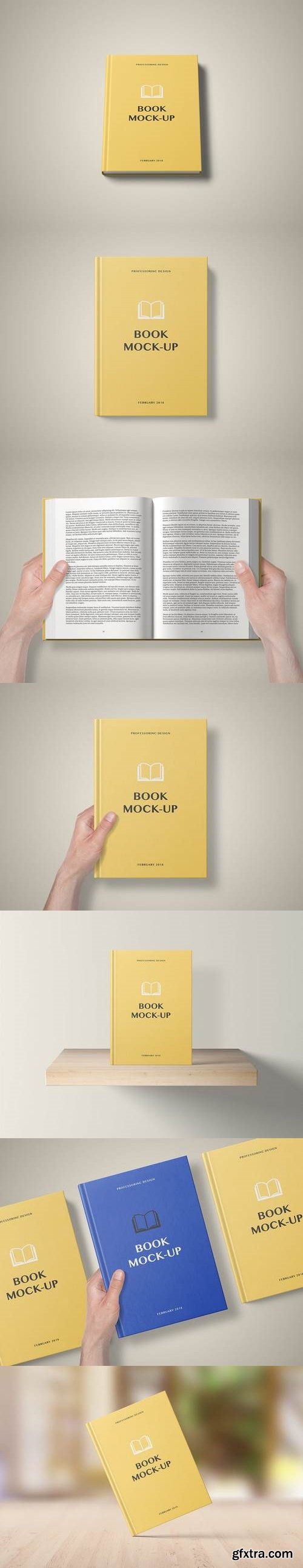 Book Mockup - Set 3