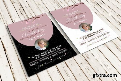 Birthday Invitation & RSVP Cards