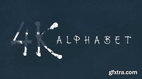4K Chalk Animated Alphabet - After Effects 64669