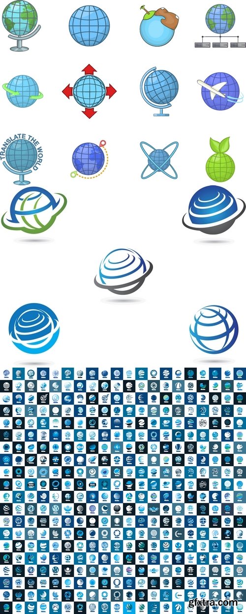 Vectors - Globes Business Logo 4
