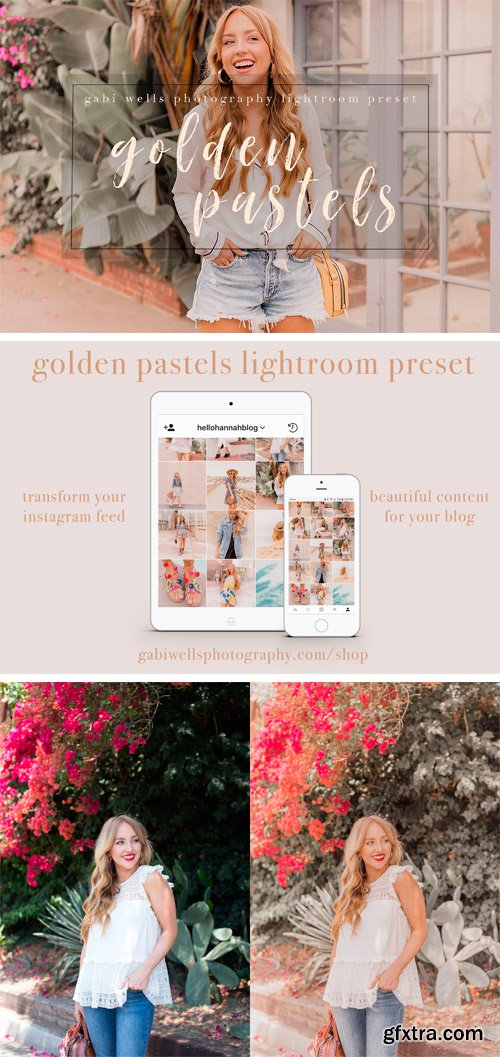 CM - Golden Pastels Blogger Preset 2316880